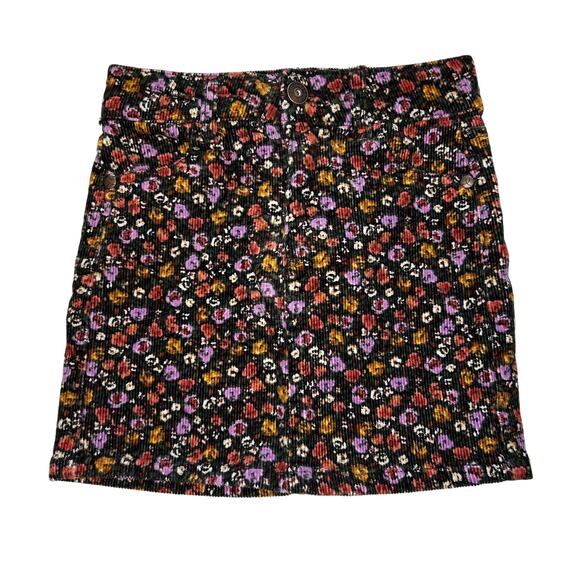 Art Class Floral Corduroy Skirt 6/6X - Picture 1 of 5